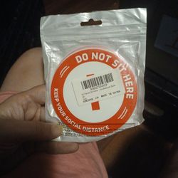 Do Not Sit Here Keep Your Social Distance Stickers