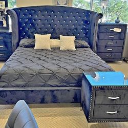 New 4pc Bedroom Set In Box Buy Now Pay Later $39 Down No Credit Needed