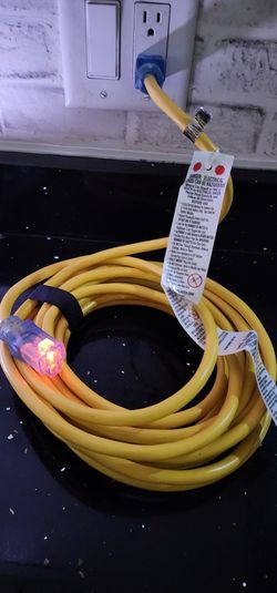 30ft Heavy Duty 12/3 SJTW 15A Extension Cord