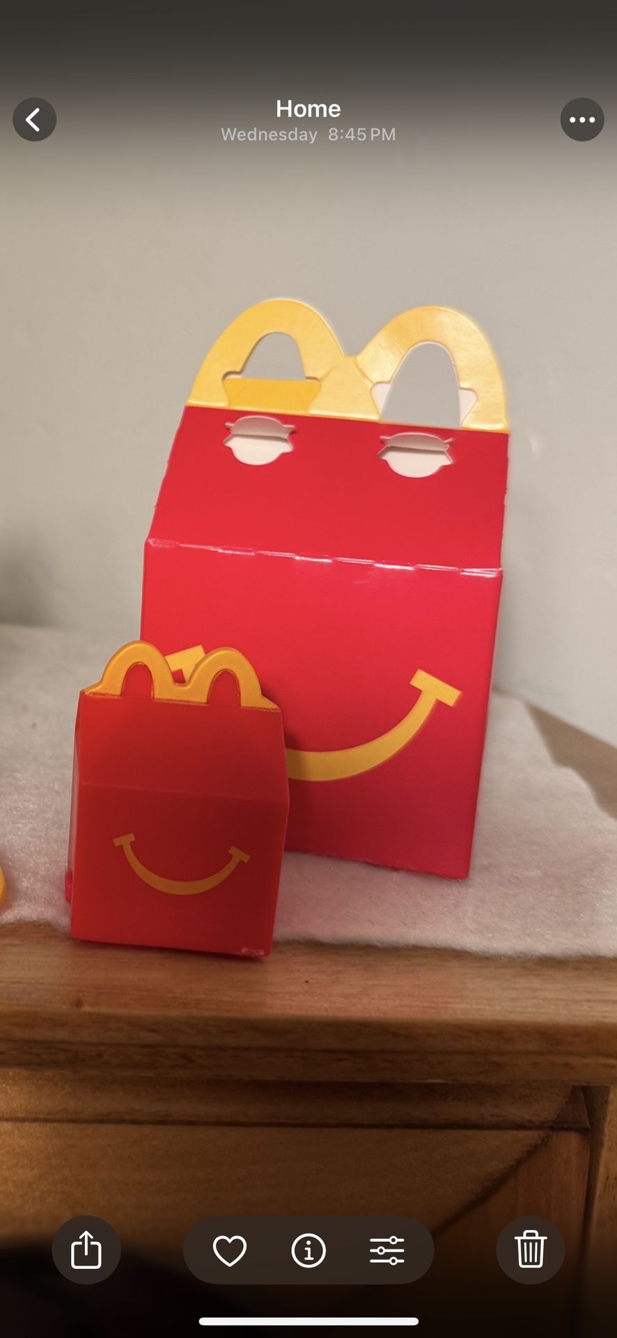 Lil McDonald’s #3. Set Of Two Red Happy Meals