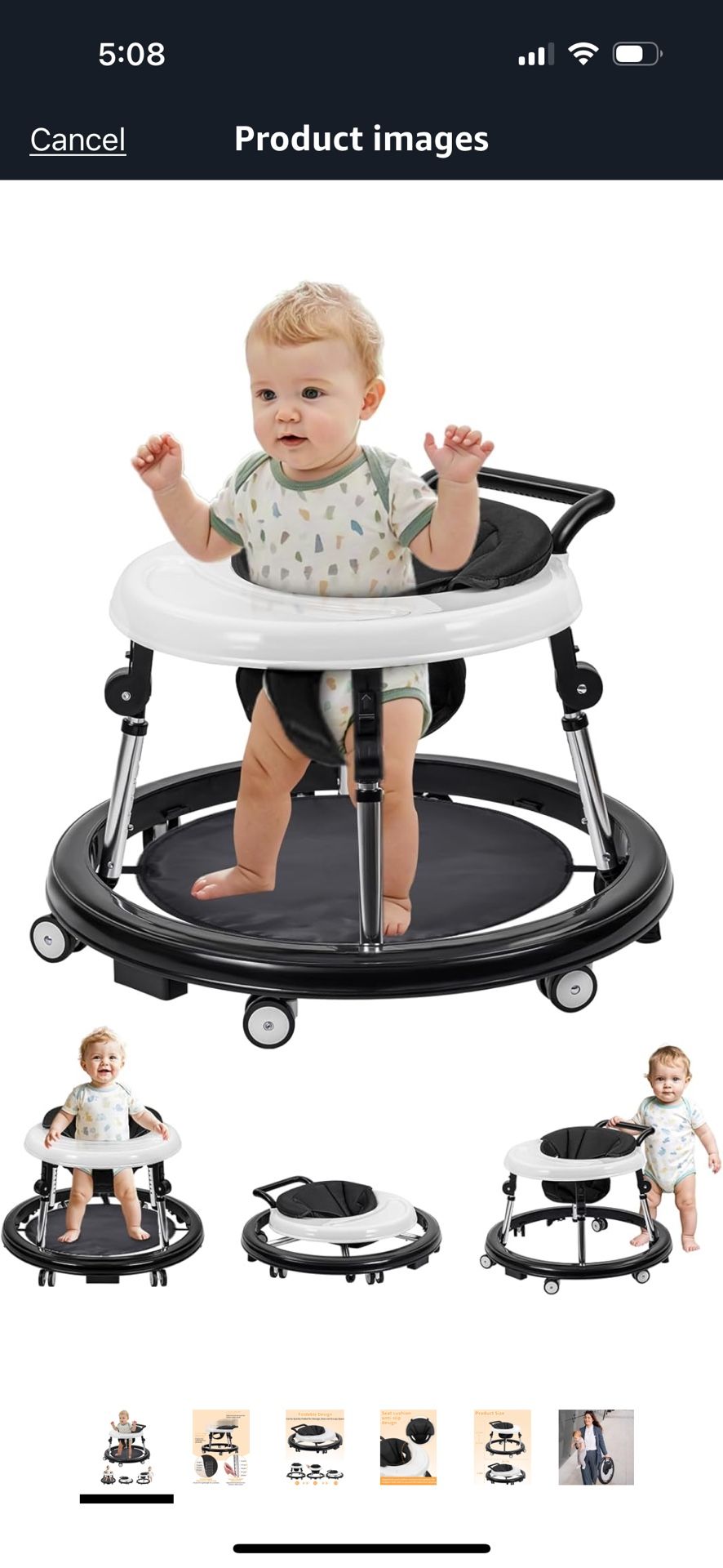 Adjustable Baby Walker