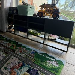 2 Wooden Shelves For Toys Or Storage
