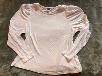 Old Navy Long Sleeve Puff Shoulder Top