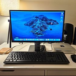Apple Mac Mini A1347 With Monitor, Mouse & Keyboard 