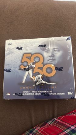 2024 Topps Shohei Ohtani 50/50 Baseball Card Box