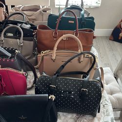 Ladies, Michael Kors, and Kate Spade authentic Handbags