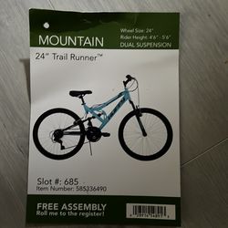 24” trail runner bike