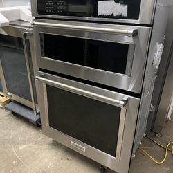 New Kitchen Aid 30” Microwave Oven Combo 