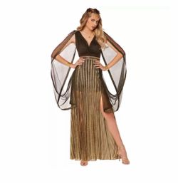 Roman Empresa Adult Women’s Halloween Costume. Size Medium (New) *Dress *Headpiece .