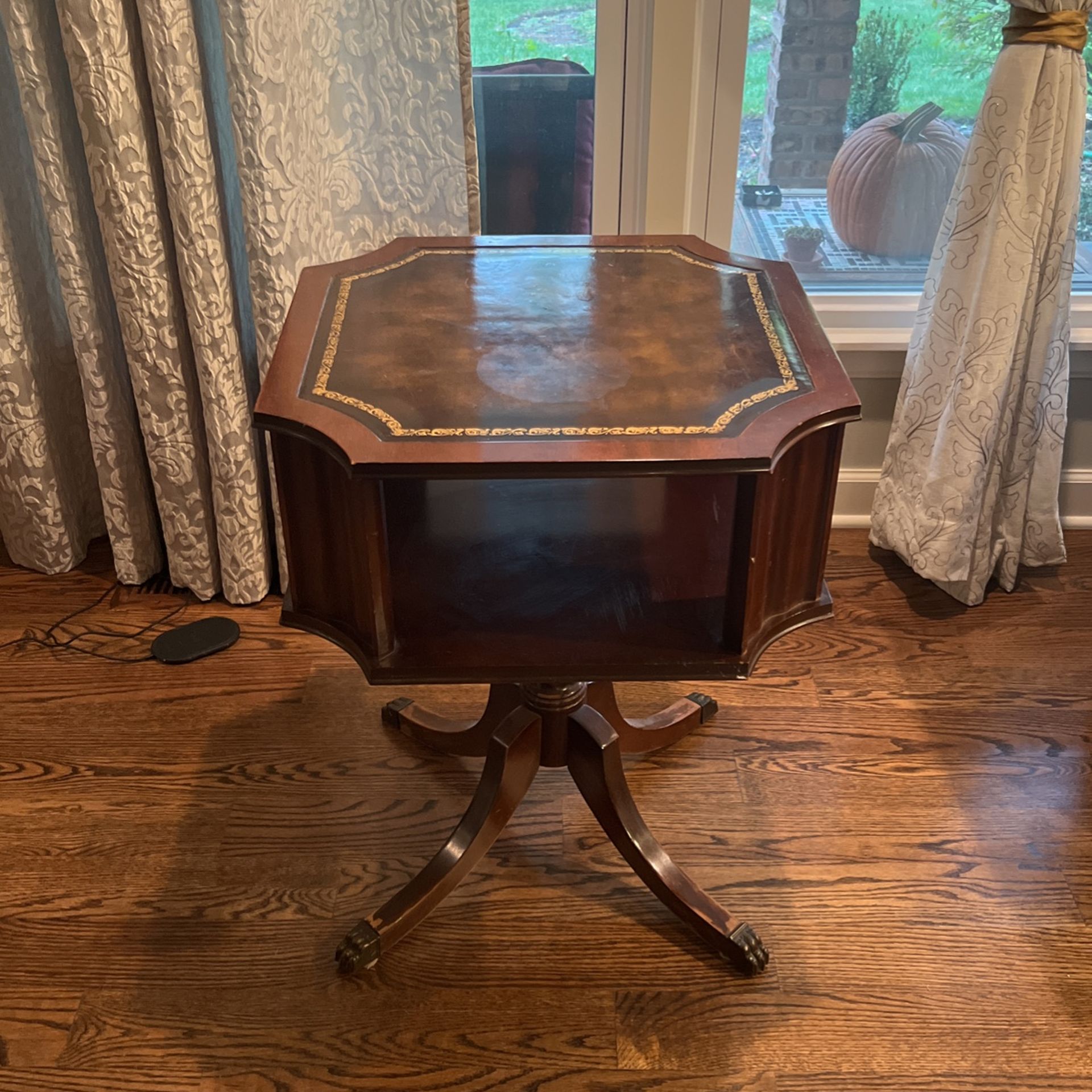 Antique Solid Wood Side Table