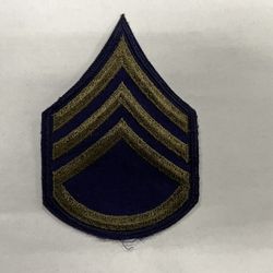 US Army OD Green Staff Sergeant Patch E-6 
