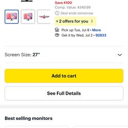 Like New Samsung Monitor 