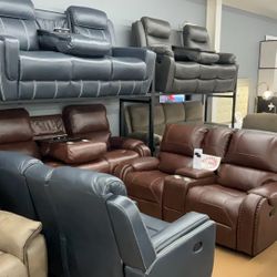 🔥Reclining Sofa and Loveseat to Choose $1,399