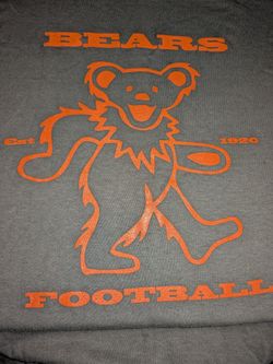 Chicago Bears Grateful Dead Dancing Bear Steal Your Face Shakedown Street Size Small
