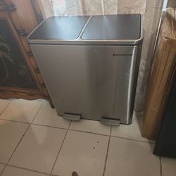 Songmics Trash Can Double Side By Side
