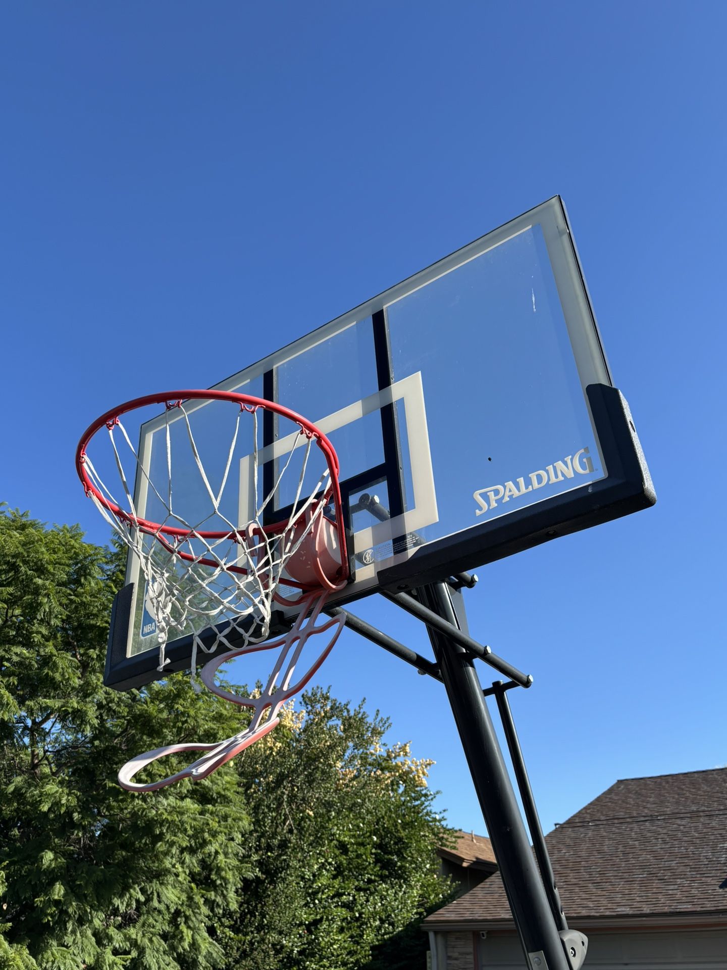 Spalding 54” Acrylic Portable Basketball Hoop
