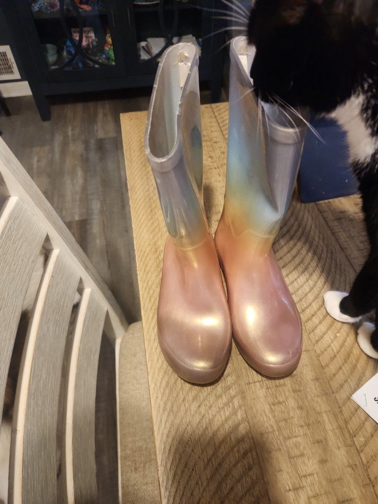 Size 1 Rainboots Girls