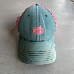 Southern tides Mesh Baseball Hat Adjustable Pink Blue  