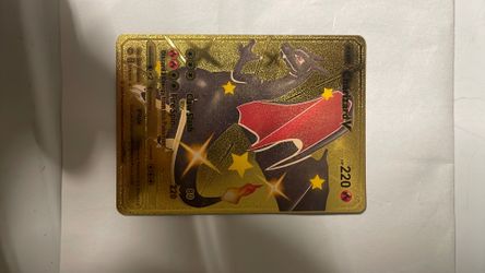 Gold  Pokémon card