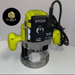  RYOBI 10 Amp 2 HP Plunge Base Corded Router 