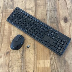 EagleTec Wireless Keyboard & Mouse Set
