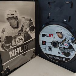 NHL 07 Ps2 game