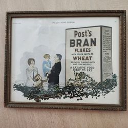 1924 Ad for Post Bran Flakes