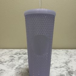 Starbucks Tumbler 24 oz. Cold Cup Studded Purple Iridescent 2021 Lid/Straw NWOT