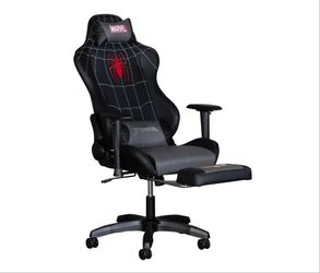Neo Spider-Man Gaming Chair with Footrest, Headrest Pillow And Lumbar Pillow