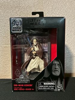 Star Wars, The Black Series, 40th Anniversary, Titanium, Obi-Wan Kenobi #02