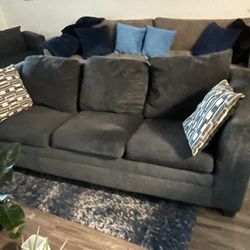 Gray Cloth Couch