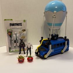 Fortnite Battle Bus Playset W/ Figures and Accessories Epic Games