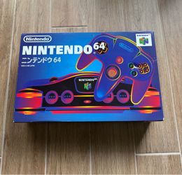 Nintendo 64 Console System w/ jumper pak CIB Boxed Japan N64 Tested