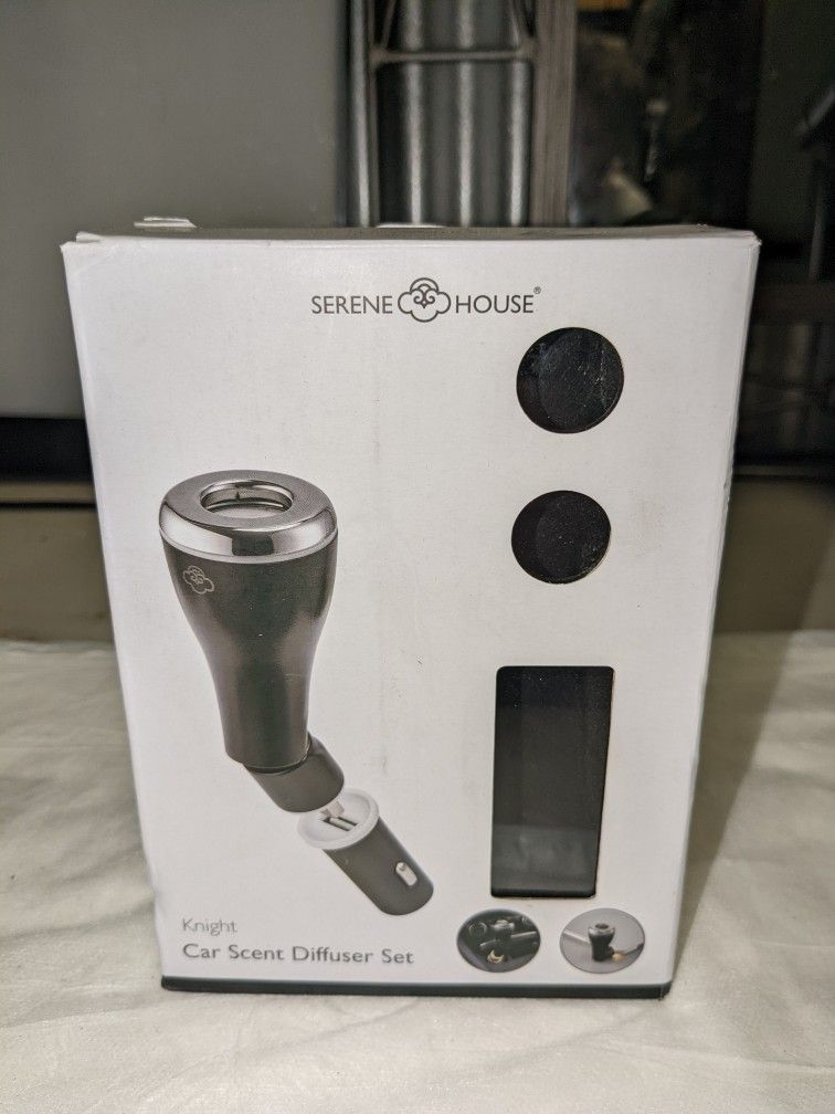 Serene House Night Car Scent Diffuser Set
