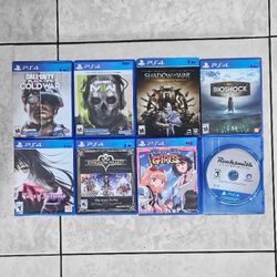 PlayStation 4 Games – $20–$25 Each