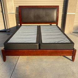 Cal King Bed Frame With Box Spring 