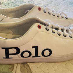 Ralph Lauren Polo Men  Sneakers  Leather Size 12