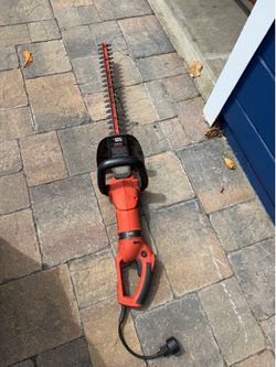 Black and decker hedge trimmer