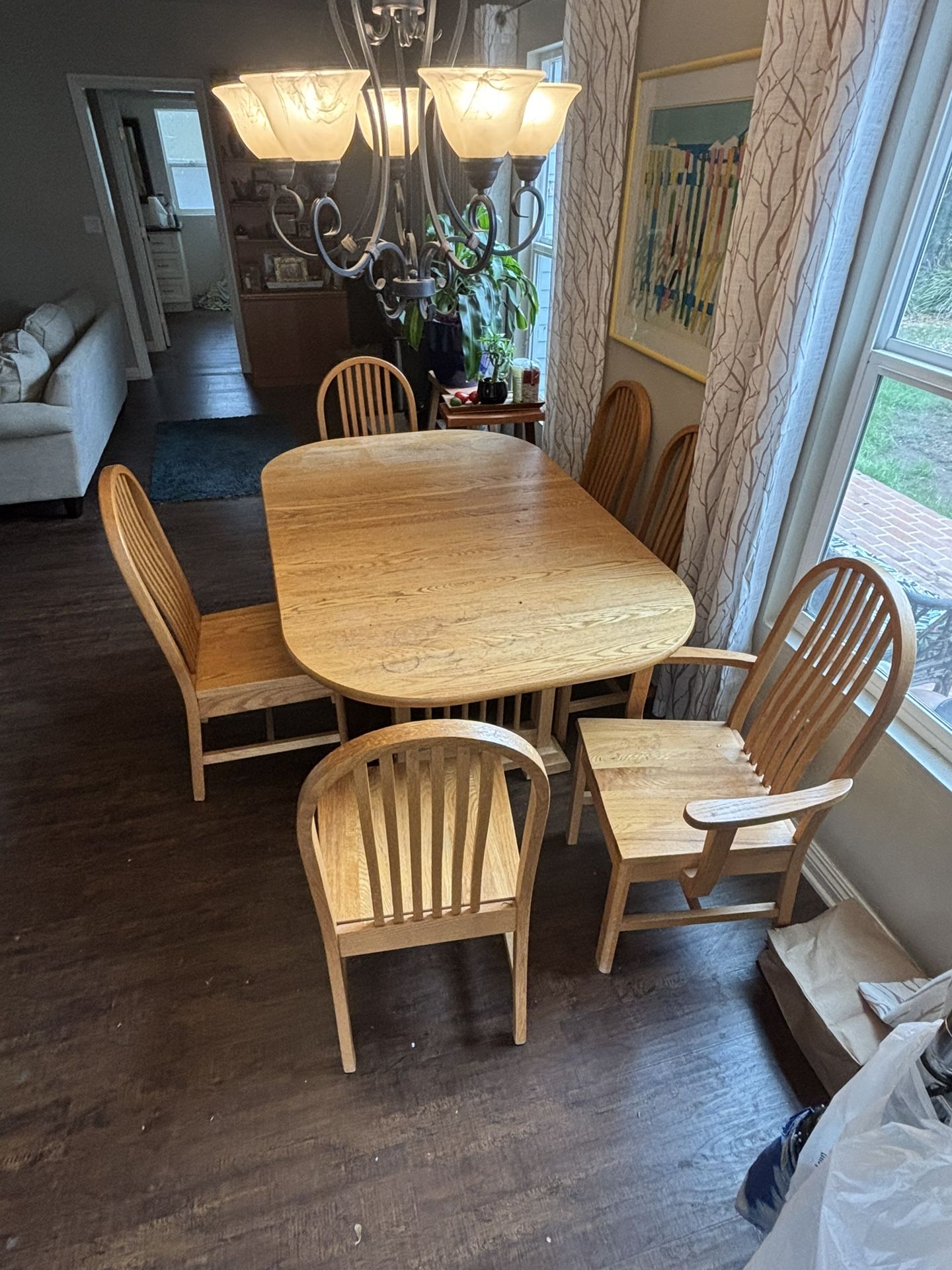 Butcher Block Kitchen Table 