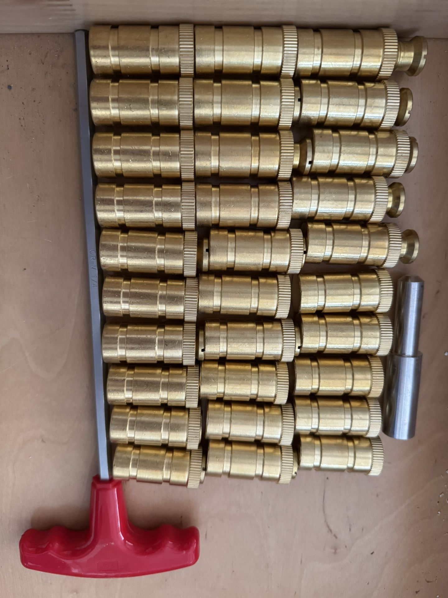 Safety Cover Brass Pool Anchors -30 With Tool
