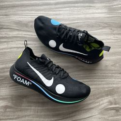 Nike Off-White x Zoom Fly Mercurial Flyknit Black- Size 10 Men’s- 11.5 Womens BRAND NEW
