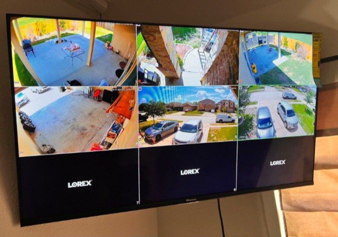 6 CCTV Security Cameras With Recorder ❗️INSTALLED❗️INSTALADAS 💯