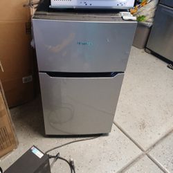 Mini Fridge With Freezer.