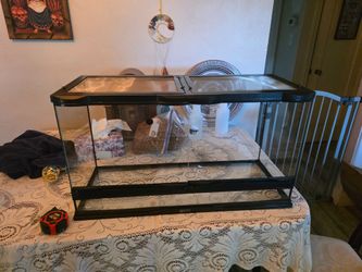 Front opening tank
