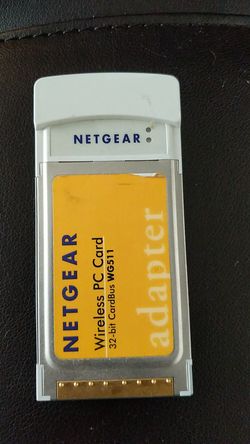 Netgear WG511 Wi-Fi PC card