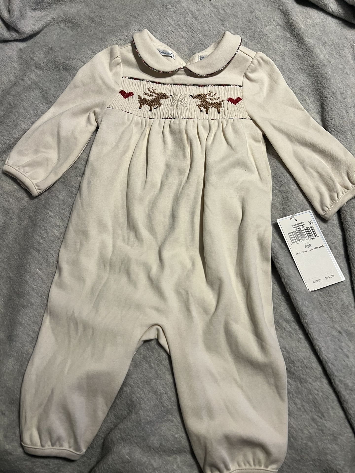 NWT! Beige Romper 6mth