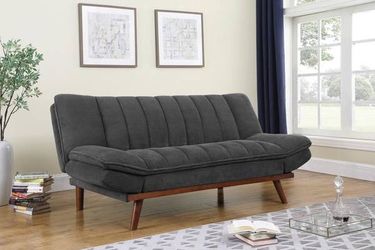 Charcoal Grey Sofa Bed with Tapered Legs ONLY $399! SALE!