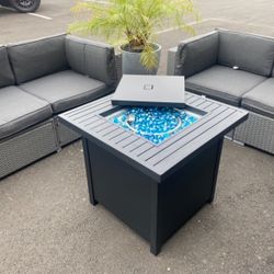 Brand New Patio Set Fire Pit Propane 