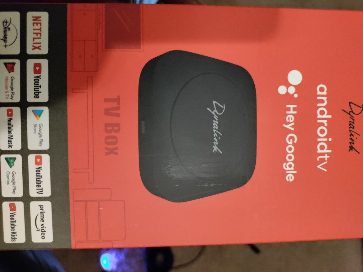 ANDROID TV STREAMING DEVICE.