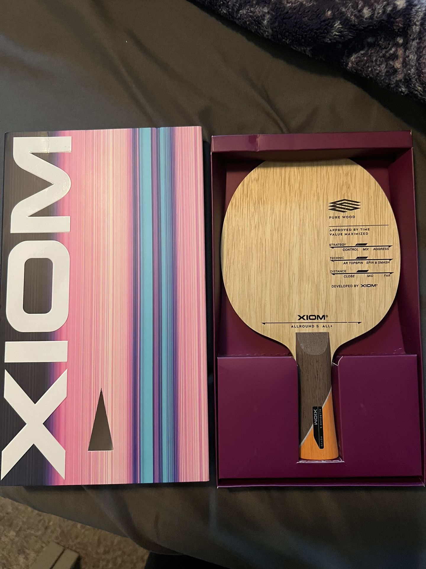 XIOM Novus Pure Wood Table Tennis Blade